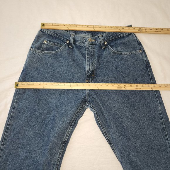 Vintage WRANGLER Mom High Rise Straight Leg Relaxed Fit Jeans Size 34X30 100% C - Picture 14 of 15